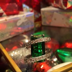 🆕💎💍 Estate Modernist 3ct emerald ring✨💍💎